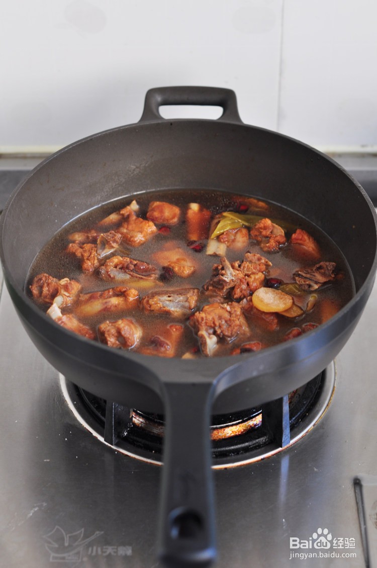 老家土豆豆角炖排骨