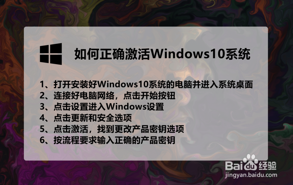 如何正确激活Windows10？
