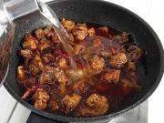 美味的香辣牛肉