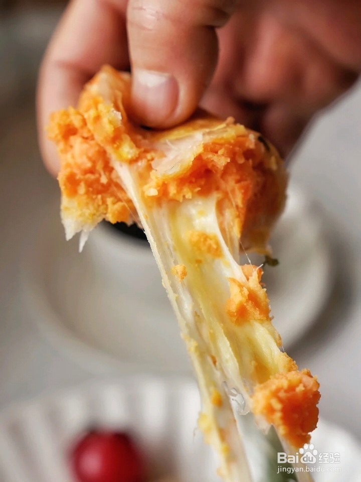 芝士红薯手抓饼的做法