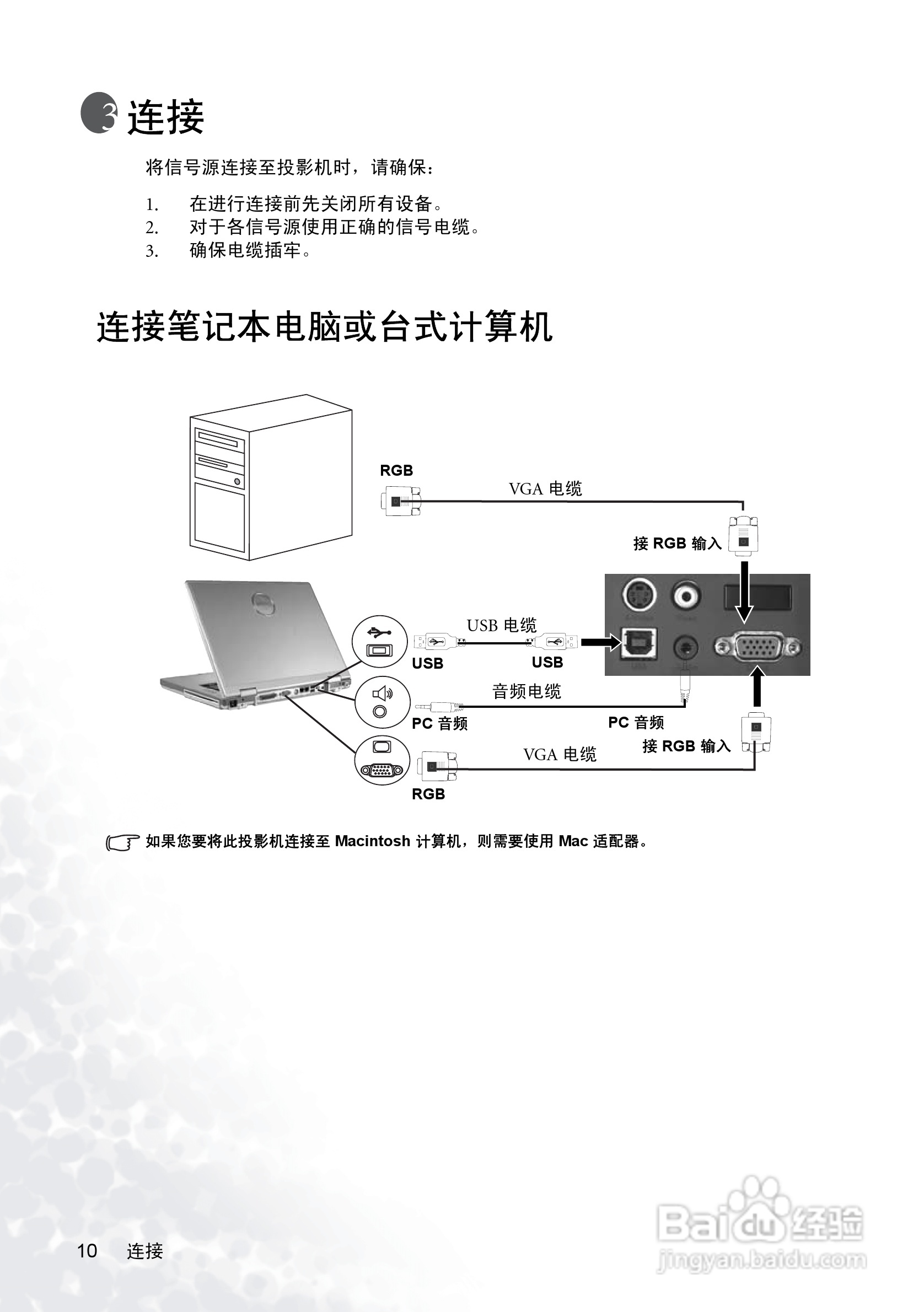 明基PB2145投影机使用说明书:[2]