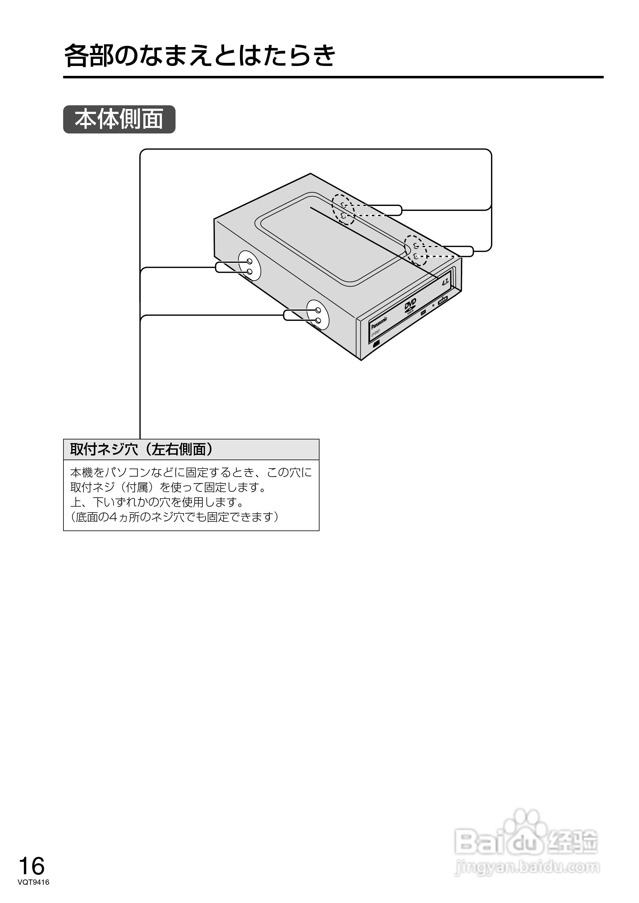 Panasonic LF-D321JD DVD-RAM驱动器说明书:[2]
