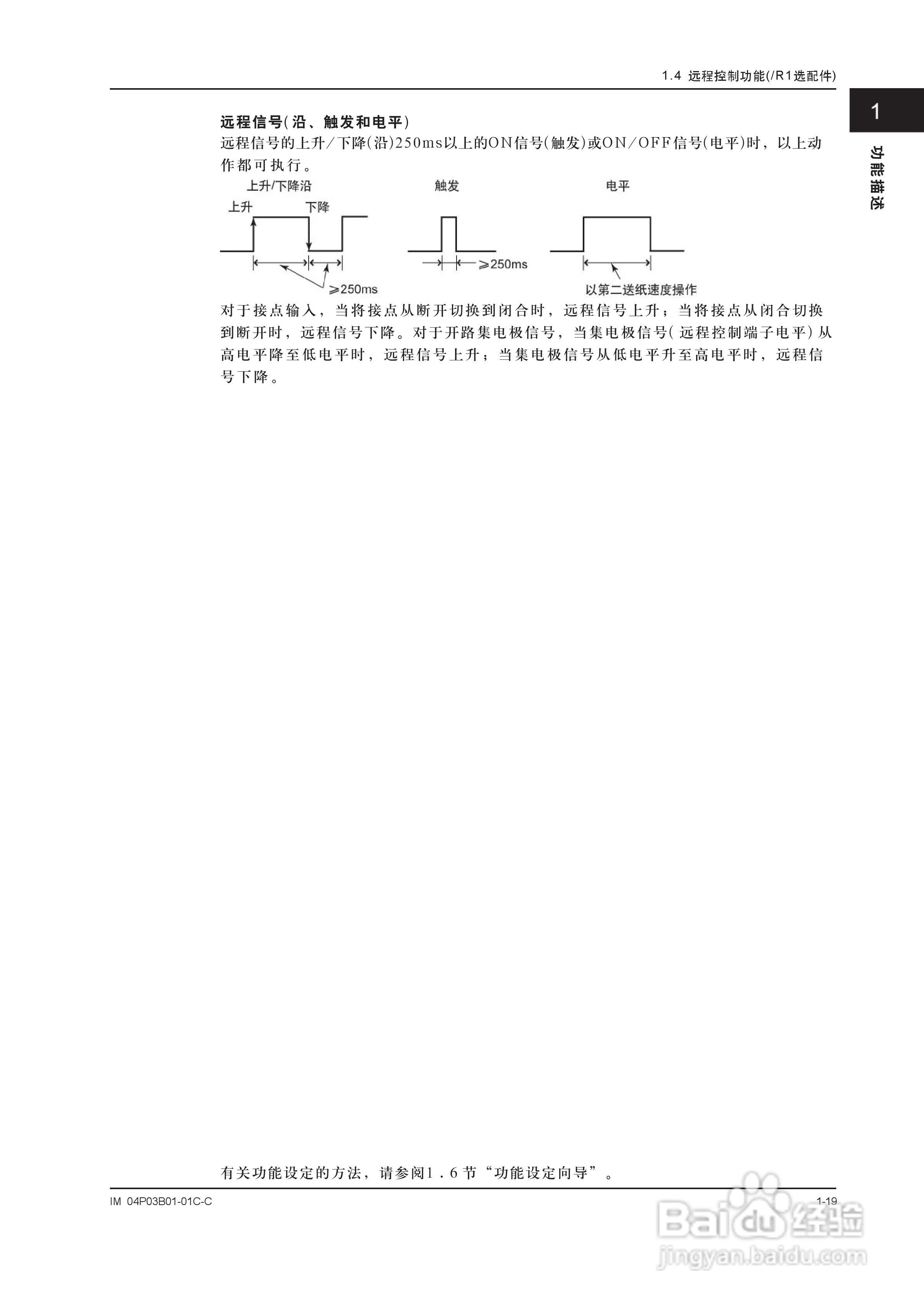YOKOGAWA SR10001有纸记录仪使用说明书:[3]