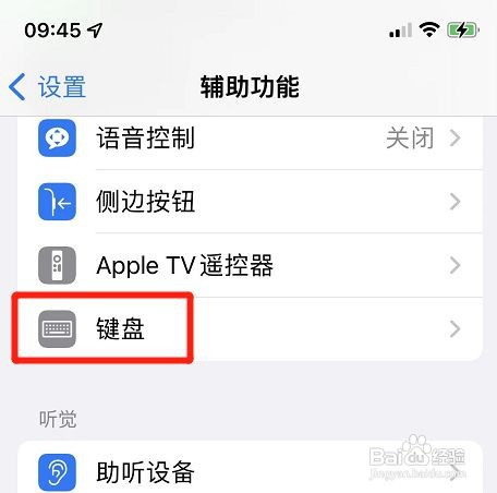 苹果如何取消显示小写按键?