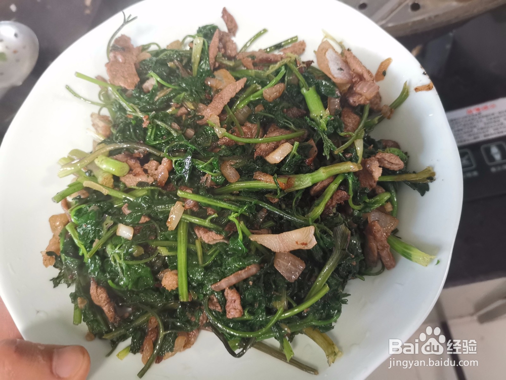 猪肉丝炒香菜段