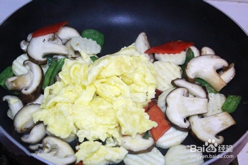 清新淡雅 三蔬小炒蛋 芬芳四溢