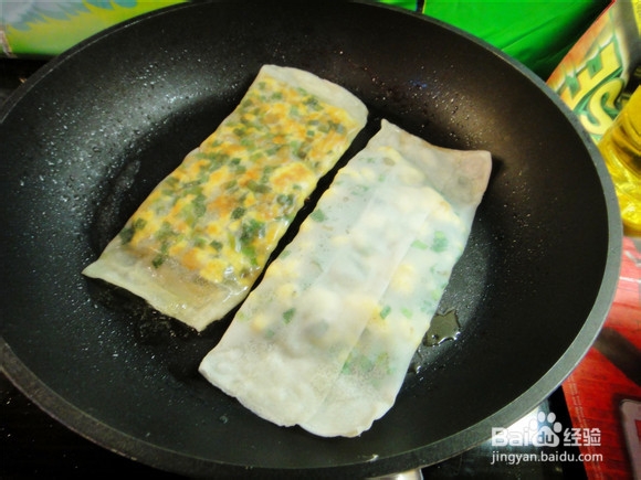 韭菜鸡蛋虾皮福袋