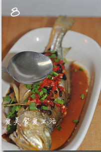 豉椒鲜蒸大黄鱼