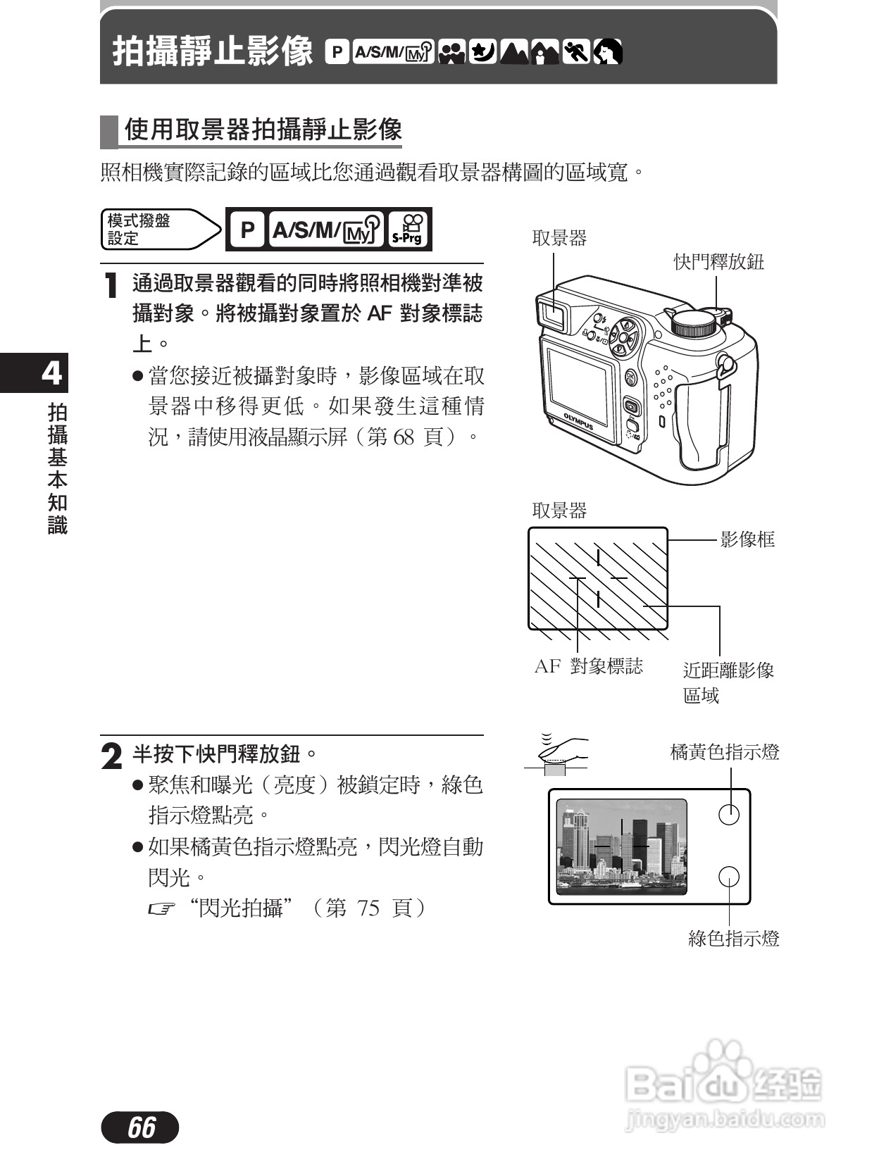 Olympus奥林巴斯C-4000Z数码相机说明书:[7]