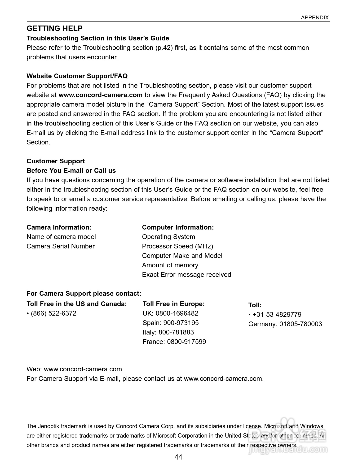 JENOPTIK JD 5.2 zoom数码相机说明书:[5]