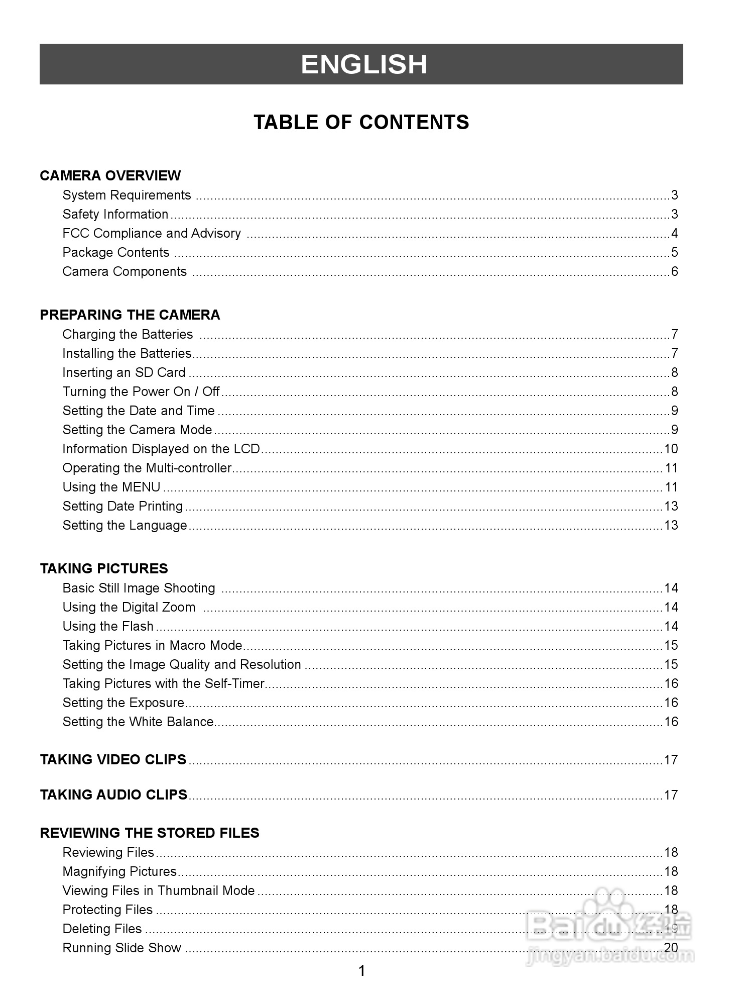 JENOPTIK JD C 5.0 SL数码相机说明书:[1]