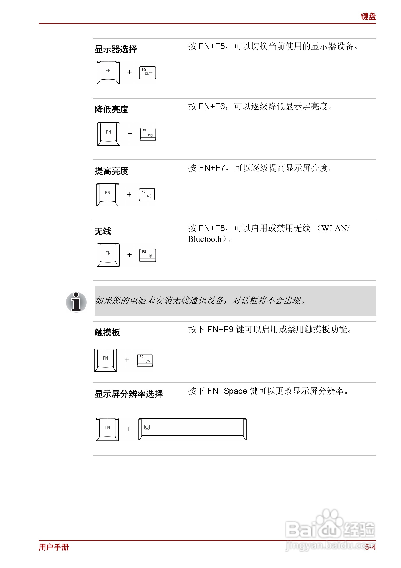 东芝Satellite L510笔记本电脑使用说明书:[10]