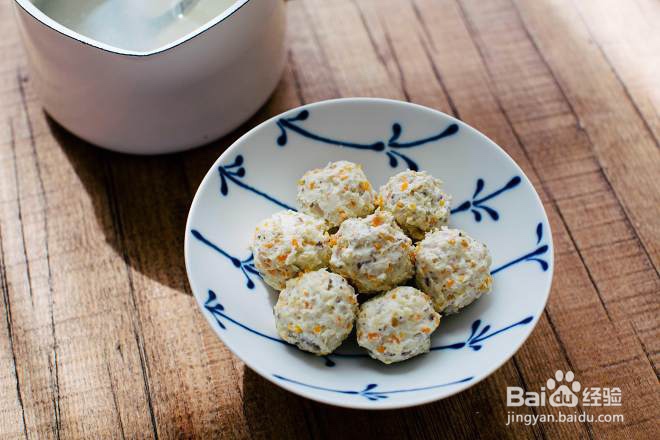 低卡香菇鸡肉丸