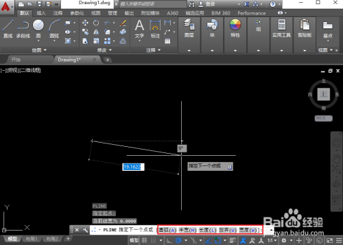 CAD中怎么画多段线