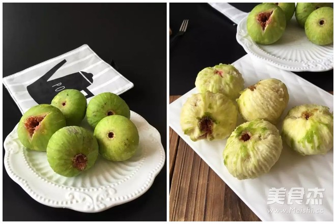 滴滴香浓美味营养的无花果奶昔