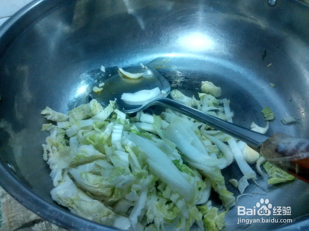 大白菜炒小根菜