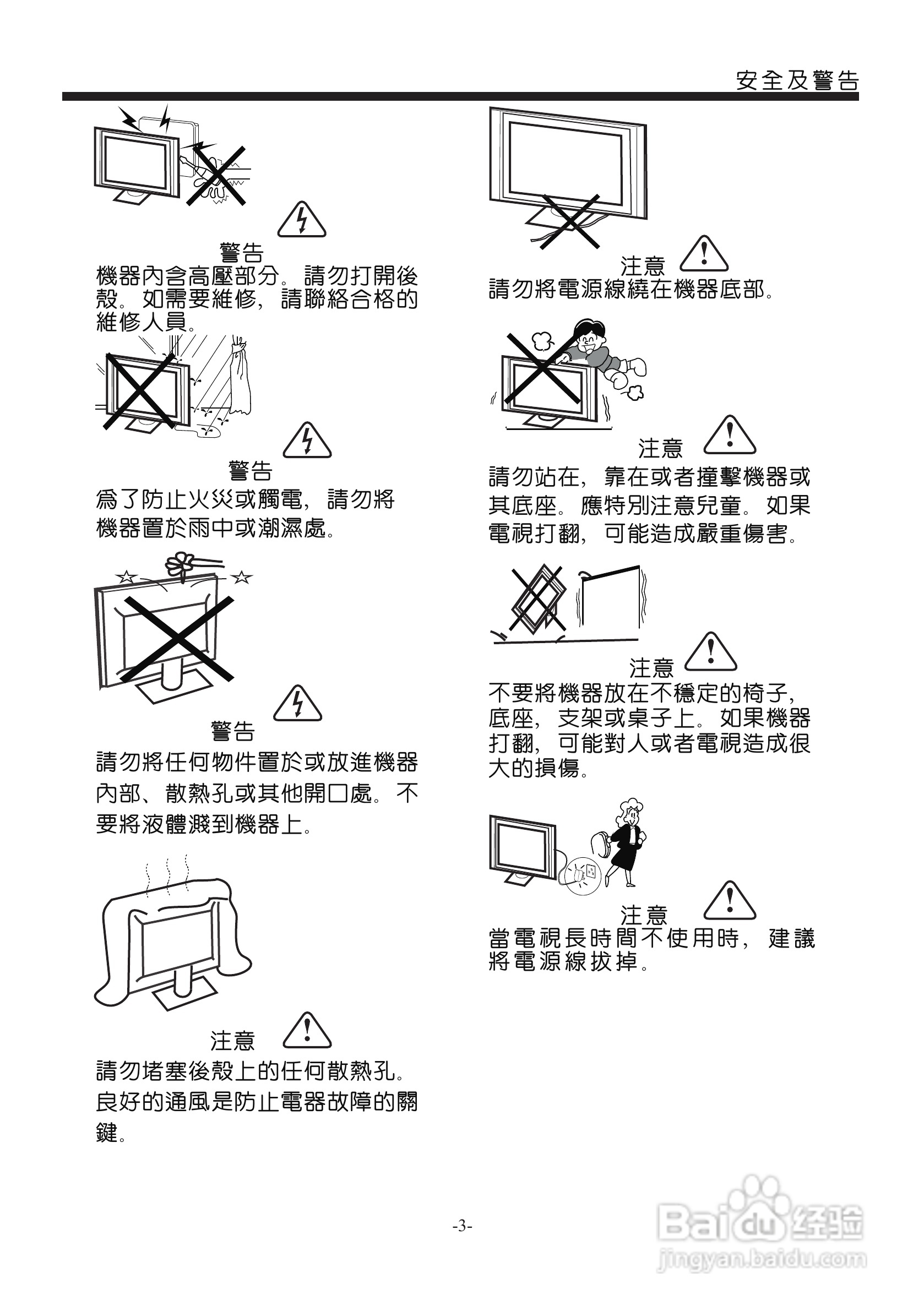声宝LC-19LE330H型液晶电视机说明书:[1]