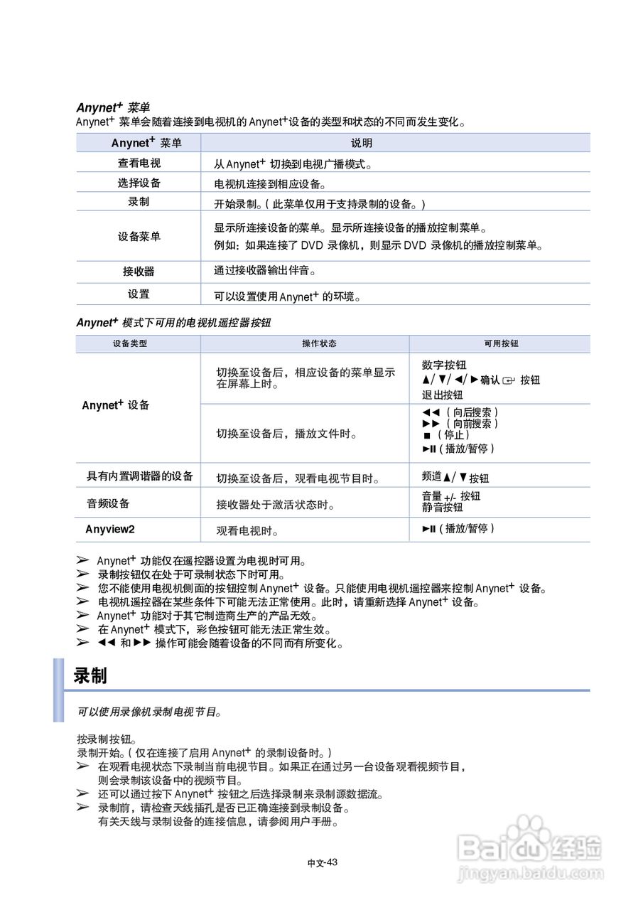 三星LA70F91R液晶彩电使用说明书:[5]