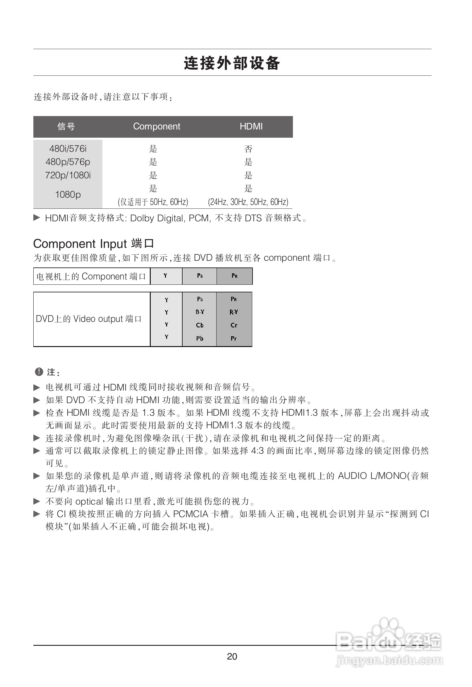 LG 42LD450-CA液晶彩电使用说明书:[3]