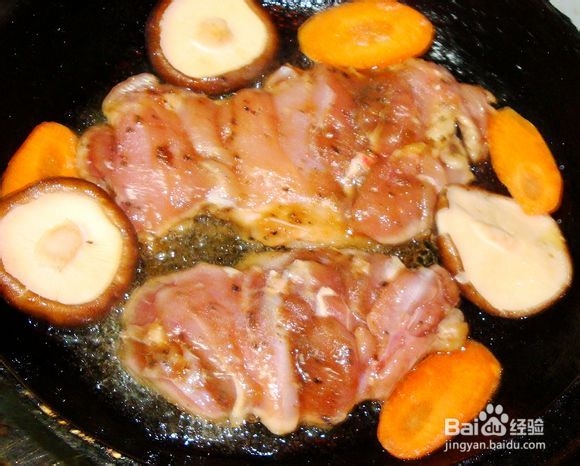 秘制叉烧酱煎鸡排