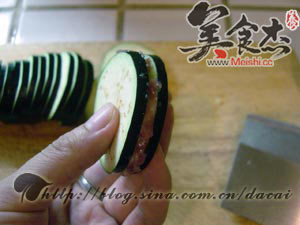 鱼香茄盒的做法