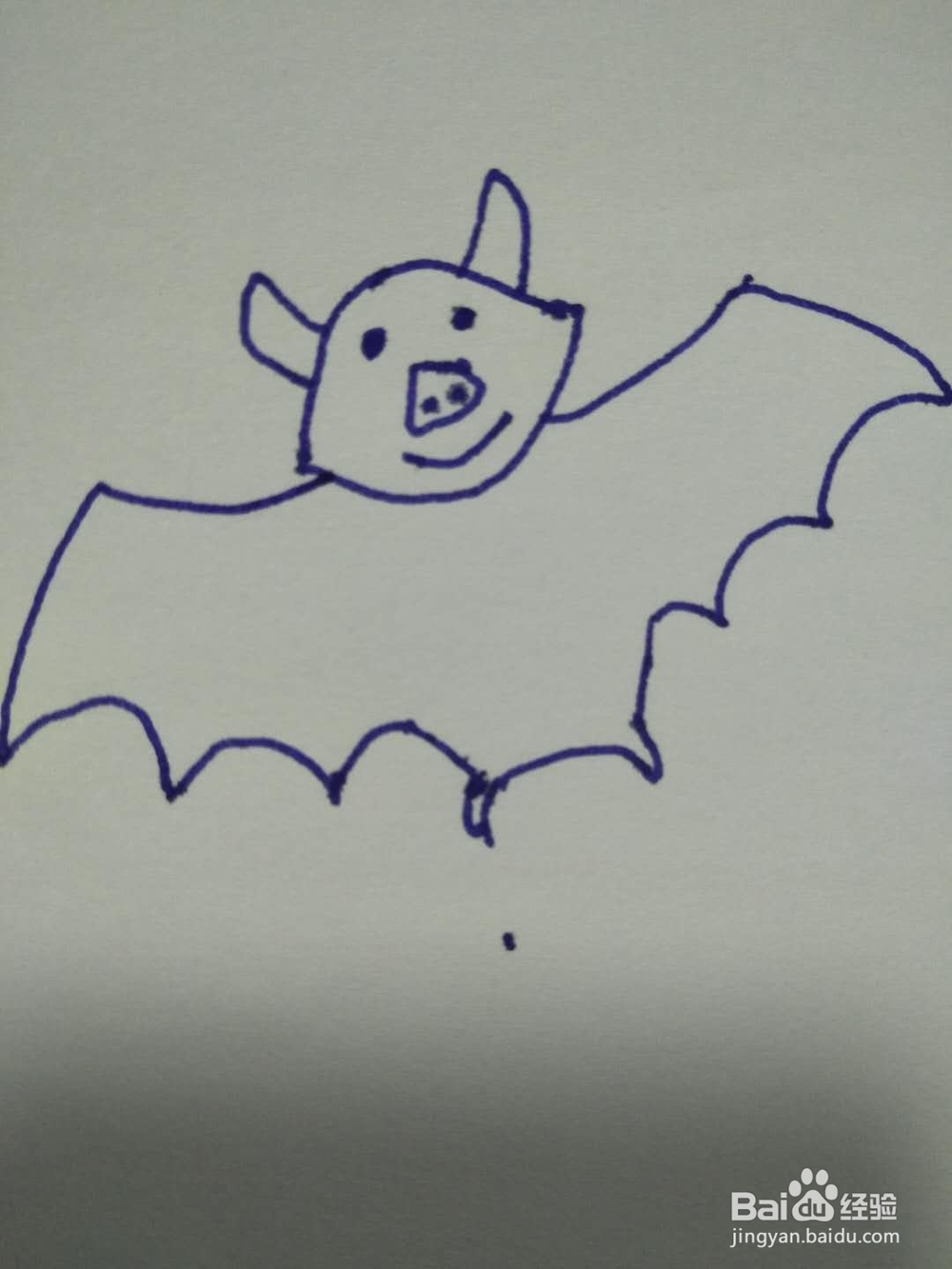 简笔画之蝙蝠