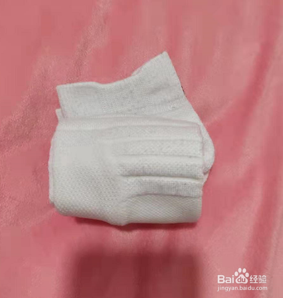 怎样折袜子好看