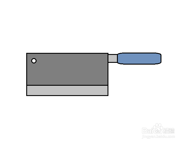 菜刀怎么画简笔画
