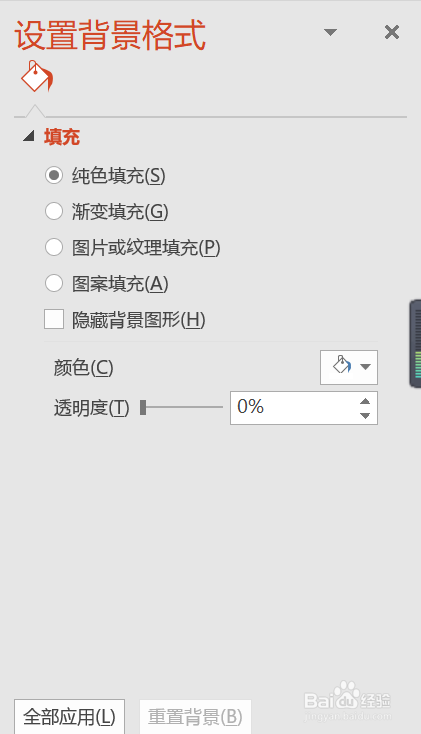 PPT怎样设置背景