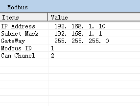 Modbus/TCP转CANopen设备GCAN-304的软件说明