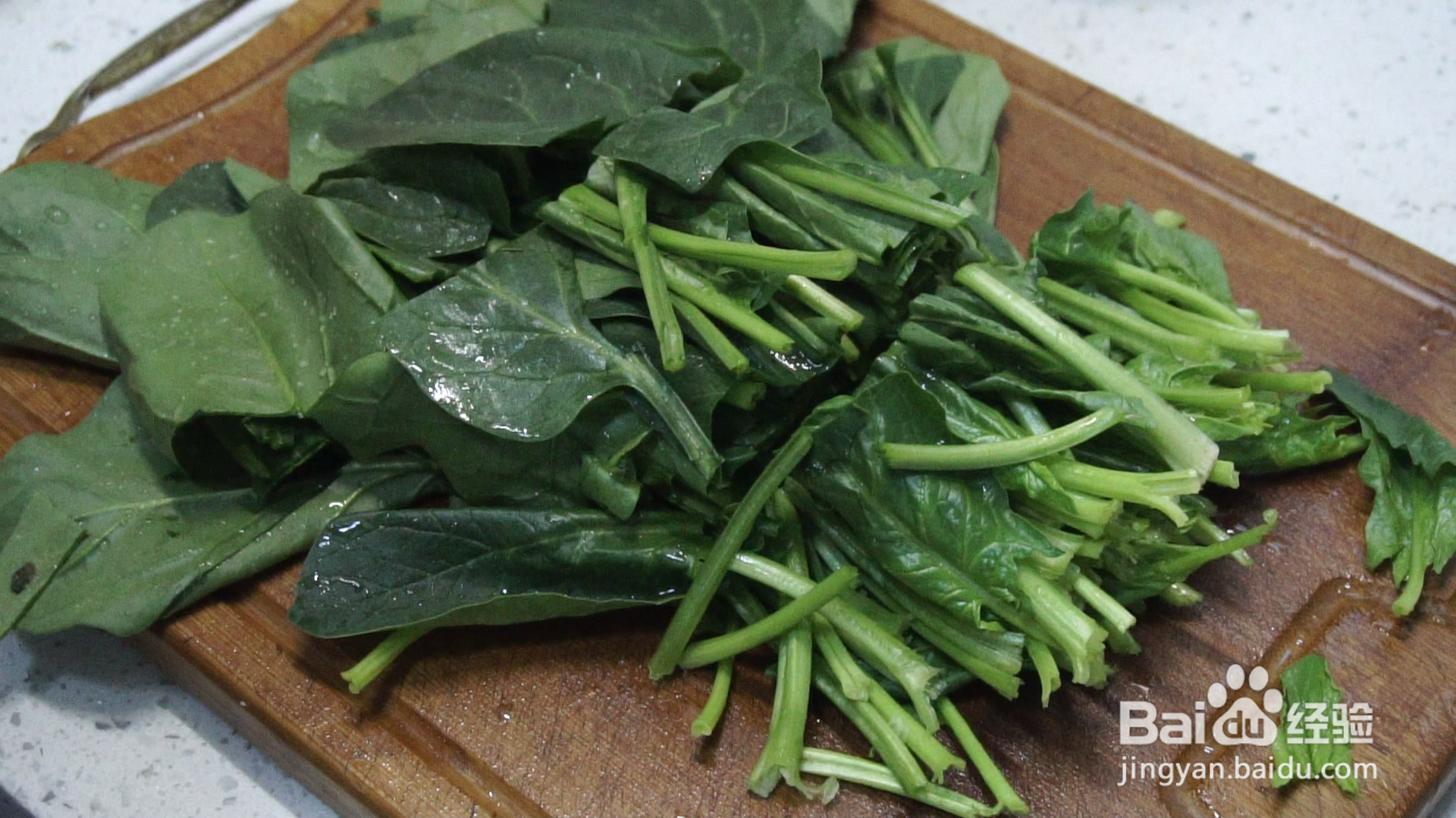 菠菜拌粉丝的做法