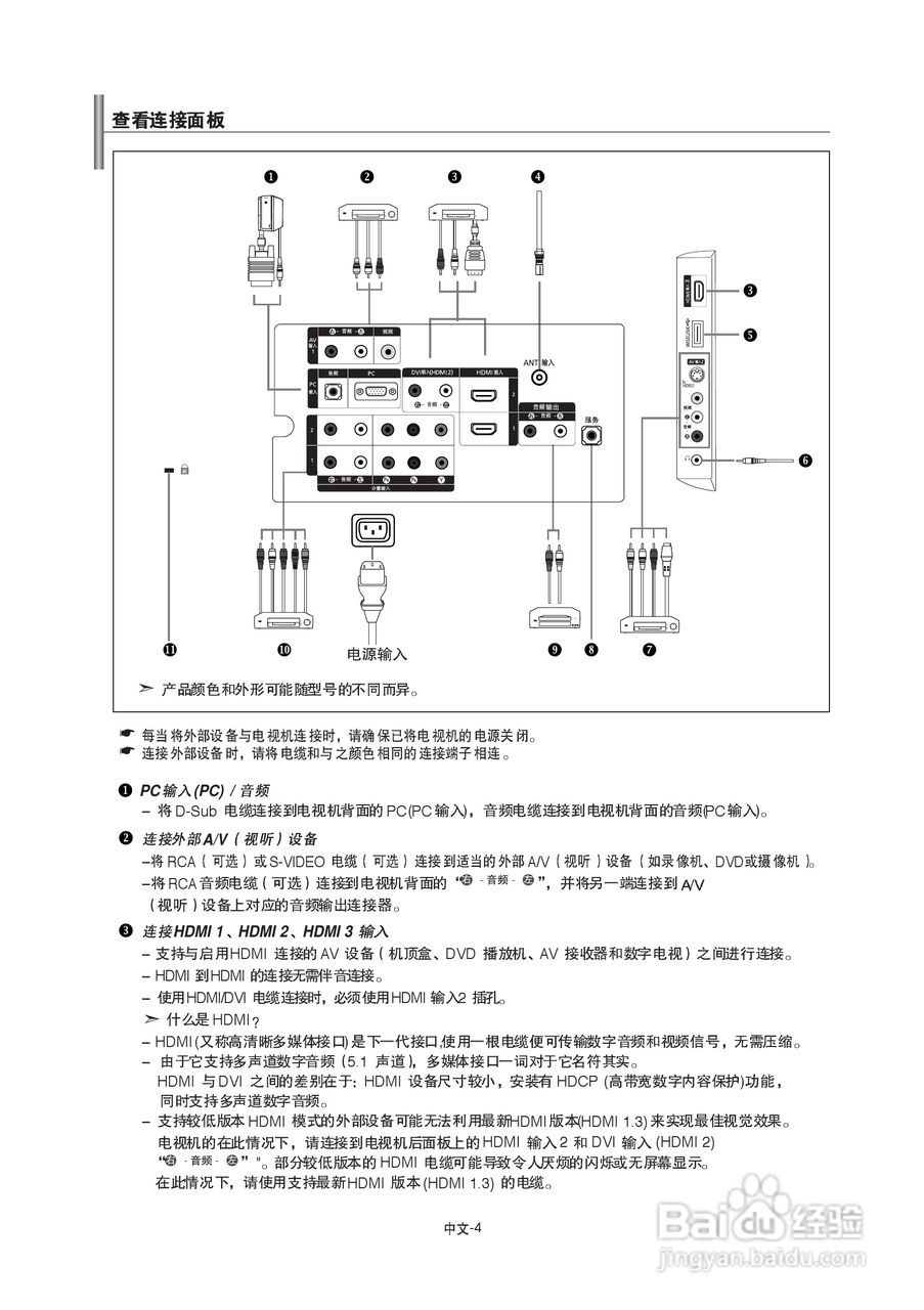 三星LA52A610A3R液晶彩电使用说明书:[1]