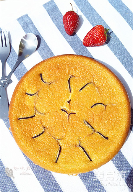 拉花海绵蛋糕