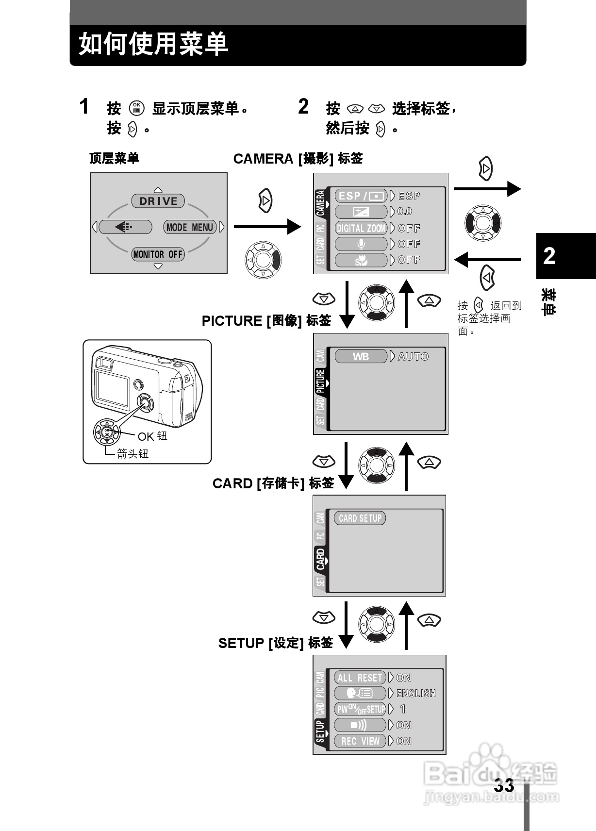 Olympus奥林巴斯C-350数码相机说明书:[4]