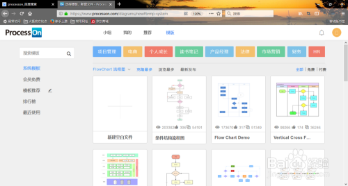 网页在线设计流程图