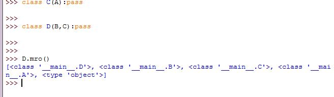 python教程：[76]mro()解析