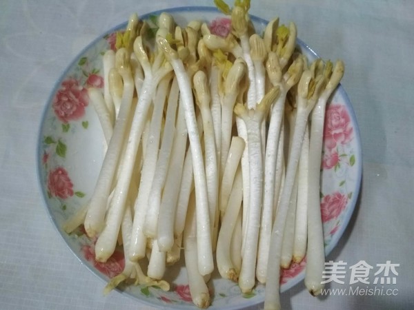 素肉炒花生苗