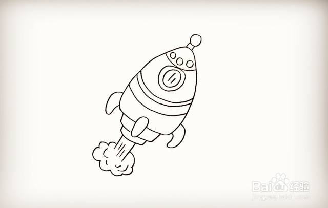 如何用铅笔画一个火箭?[图]