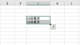 85消毒液是什么梗谈谈Excel自动填充柄的使用