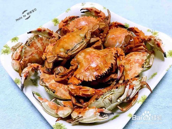 清蒸花盖蟹的作法
