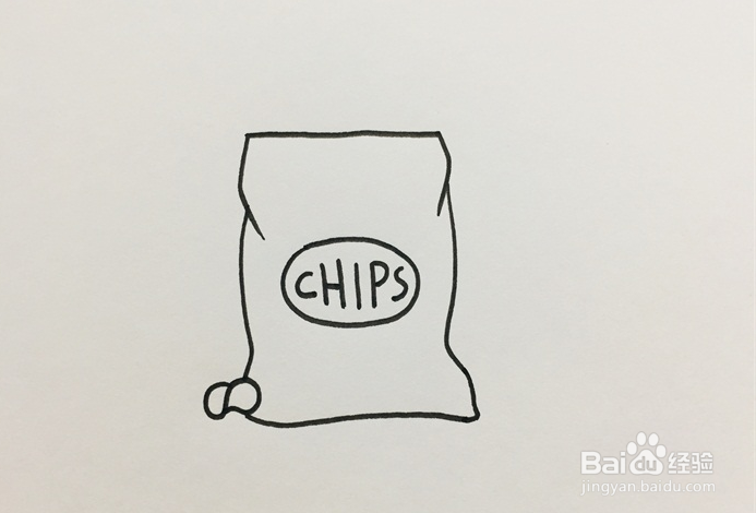 薯片怎么画好看