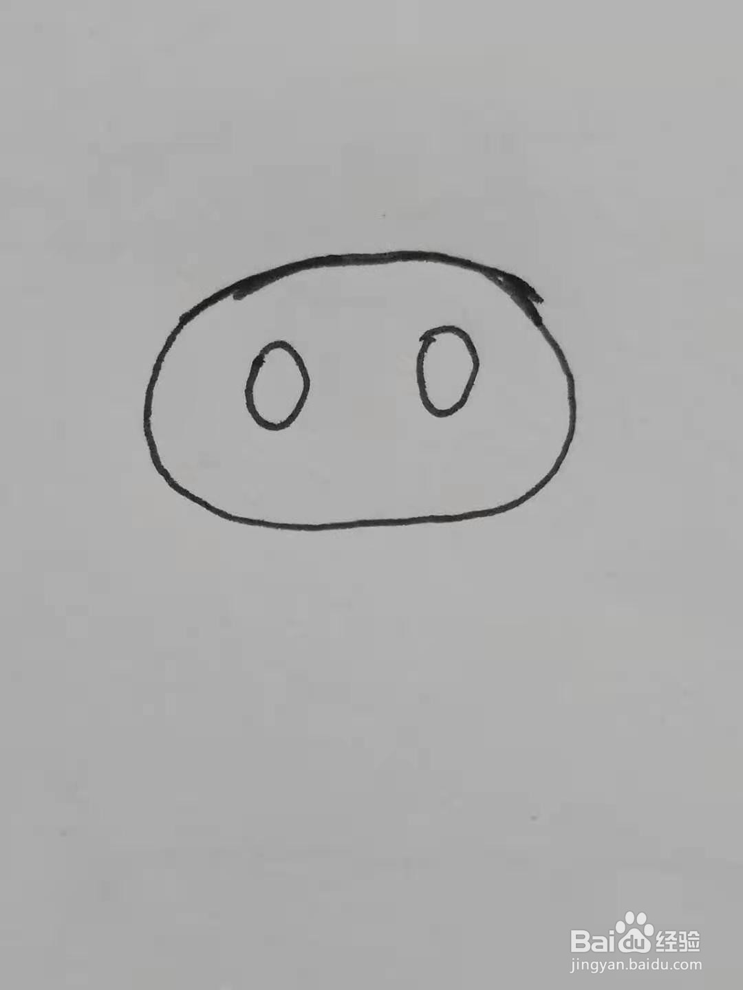 怎样画呆萌熊？