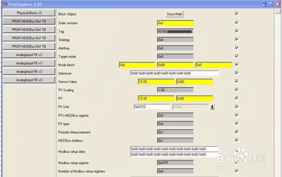 T410 PROFIBUS PA_Modbus 嵌入式模块的配置操作