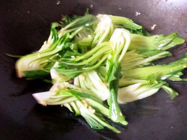 韭黄香菇上海青