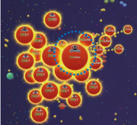 球球大作战如何才能学会踩球?