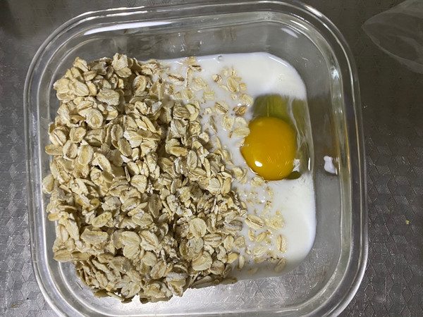 香蕉红薯燕麦派