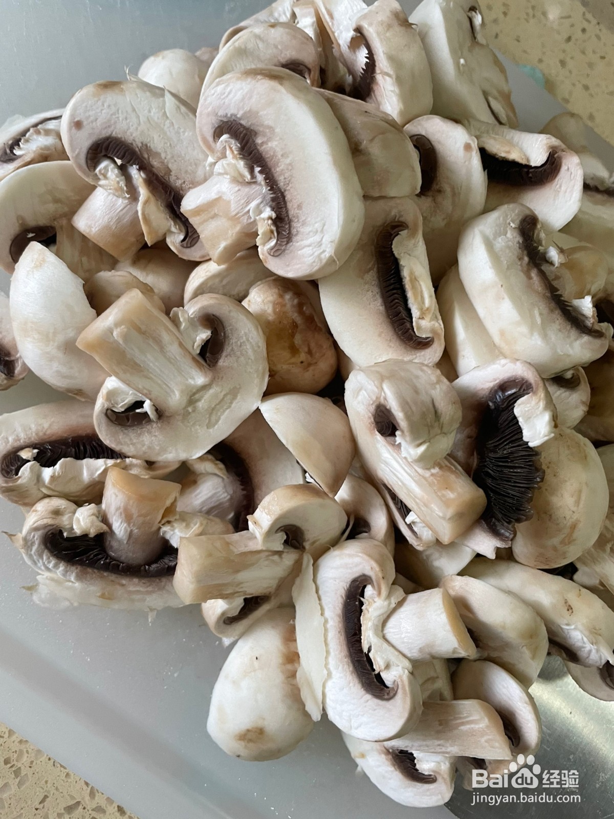 虾仁炒口蘑的做法