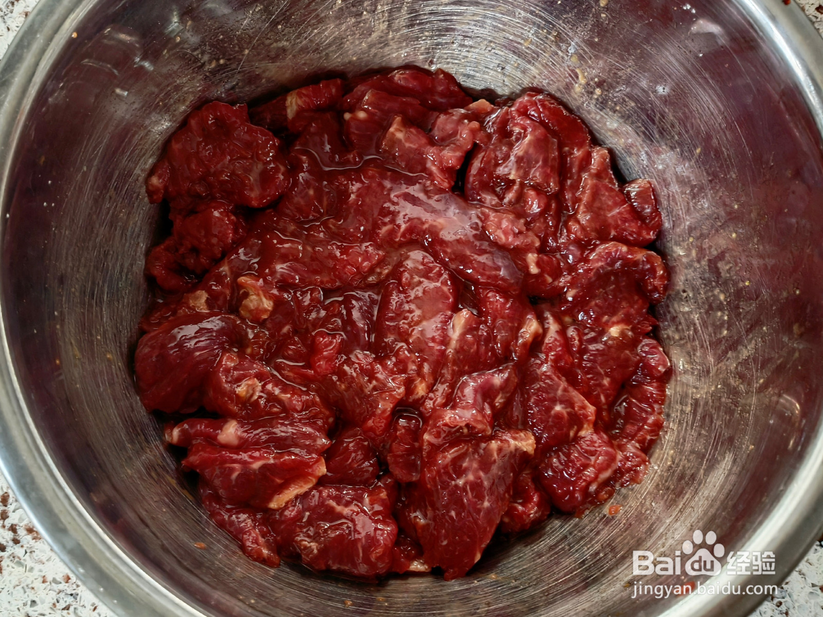 香菜拌牛肉的做法