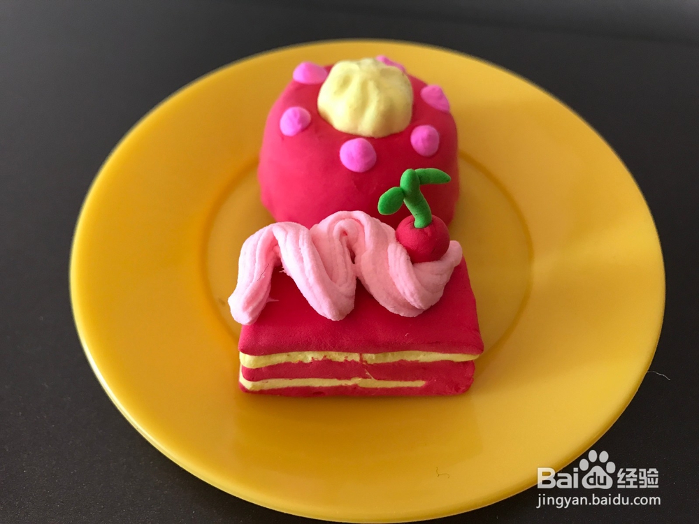 超轻粘土甜点教程