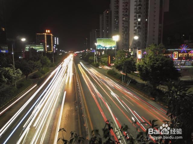 教你如何用荣耀7拍出车水马龙的效果